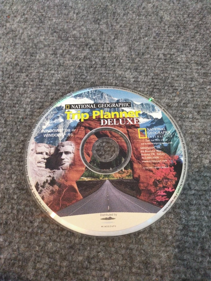 National Geographic Trip Planner Deluxe (Vintage PC CD-ROM, 1998) - Image 1 of 1