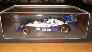 F1 Tyrrell 008 #4 Patrick Depailler 1978 Austrian GP Spark S7238 1:43 - Bild 1 von 4