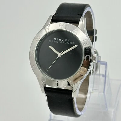 Women's MARC BY MARC JACOBS Blade All Steel Watch, Black Leather, 40mm, MBM1205 - Image 1 of 4