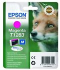 Epson T1283 Genuine Original Magenta Ink Cartridge Fox Series (C13t12834010)