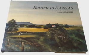 Signed Return Kansas 1st Printing Watercolors J.R. Hamil Sharon Vintage 80s Book - Picture 1 of 3