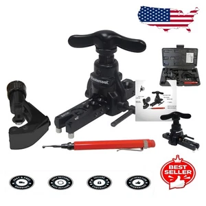 Lightweight Black 45° Eccentric Flaring Tool Kit with Automatic Torque Release - Picture 1 of 8