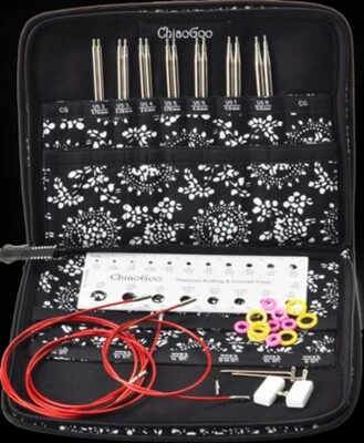 ChiaoGoo Twist Red Lace Nadelspitzen-Set Small 2,75-5,0 mm 13 cm Nadellänge - Bild 1 von 3