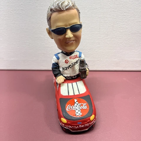 Nascar Ricky Rudd Coca-Cola Racing Family Havoline Ceramic Bobble Head NO BOX!! Cover