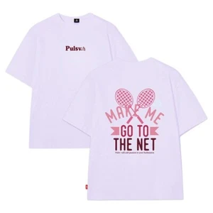 PULSV 2025 Go To The Net T-Shirts Unisex Badminton Tee Sports Casual OverFit - Picture 1 of 4