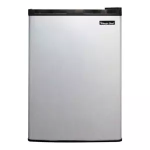 Magic Chef Mini Fridge 2.6-Cu-Ft Stainless w/ Removable Shelves + Can Dispenser - Picture 1 of 8