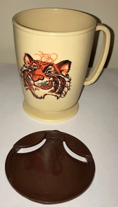 Vintage Whirley Industries Esso Style Tiger Cup With Dashboard Mount - RARE!! - Picture 1 of 7