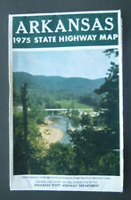 1975 Arkansas official highway state road map
