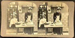 SV022_067 Stereoview Comic Series (12) French Maid Series - Picture 1 of 12