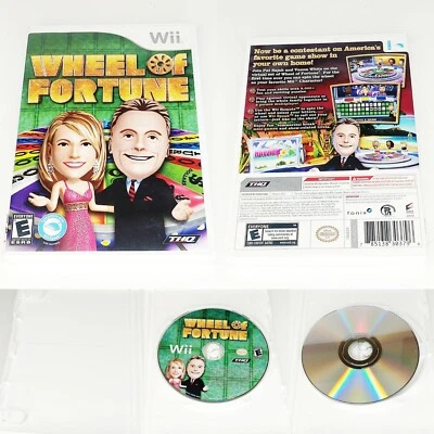 Wheel of Fortune Nintendo Wii Video Game No Manual - Image 1 of 4