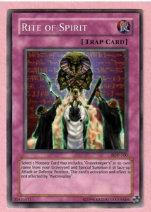 Yu-Gi-Oh Rite Of Spirit Trap Card PGD-100 / 30450531 - I Combine S/H - Picture 1 of 1