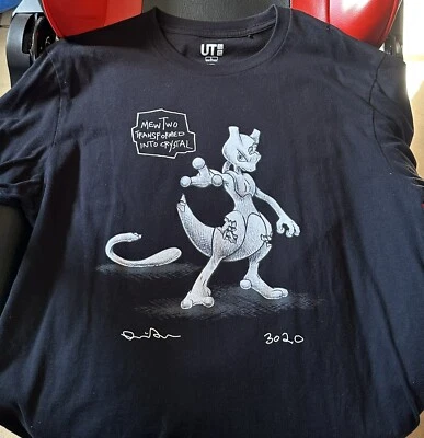Мужская футболка UNIQLO UT Pokemon x Daniel Arsham Mewtwo Mew графическая несколько размеров - Изображение 1 из 2