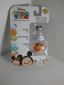 Disney Tsum Tsum Series 1 Mickey, White Rabbit & Tigger Minifigure 3-Pack NEW - Picture 1 of 7