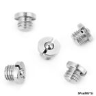 5Pcs Screw Threaded Stainless Steel Flanged Ball Spring Plungers Set (M5*5) Mld