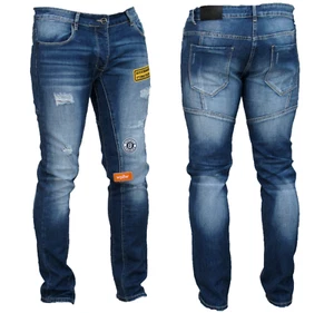 Herren Jeanshose Stretch Slimfit Regular Jeans Denim Hose destroyed - Bild 1 von 4