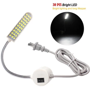 1-10 Packs 30 LED Sewing Machine Light Gooseneck Lamp With Magnetic Base U0D1 - Picture 1 of 11