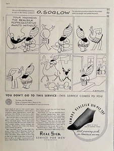 Anuncio estampado de medias de seda real 1937 Indianápolis para hombre moda vintage efímero - Imagen 1 de 1