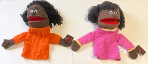 Hand Puppets African American Girl and Boy - from Swanson - Picture 1 of 3