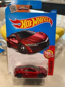 Hot Wheels 2016 Entonces Y Ahora '17 Acura NSX - Rojo - Imagen 1 de 1