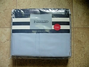 Lands End King 250ct Supima Cotton Solid Bedskirt NUR hellblau NEU - Bild 1 von 7