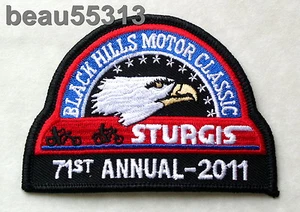 ⭐STURGIS CHAMBER SOUTH DAKOTA 71st 2011 HARLEY RALLY VEST JACKET PATCH - Picture 1 of 1