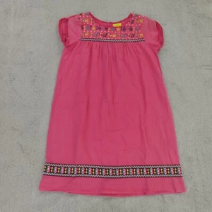Roberta Roller Rabbit Dress Girls 10 Pink Embroidered - Picture 1 of 15