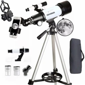 【70mm Teleskop】Skyoptikst 400mm Astronomie Einsteiger Teleskop mit Handyhalter - Bild 1 von 6