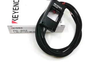NEW KEYENCE PG-602 OPTICAL SENSOR HEAD CABLE TYPE PHOTOELECTRIC US Free TAX - Picture 1 of 10