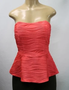Studio Y Women's Stretch Top Blouse Coral Size M - Picture 1 of 4