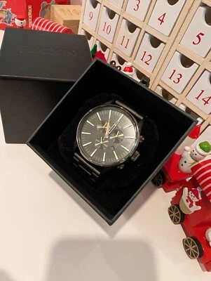 Nuevo Reloj Nixon The Sentry Negro/Acero 42 mm A3861042 Descatalogado  Foto 1 de 4