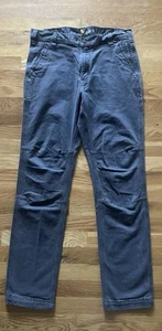 Carhartt Men 34x32 Gray Mens Straight Fit Utility Work Pants Ref# 14805 - Picture 1 of 6