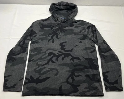 Polo Ralph Lauren Sudadera con Capucha Camuflada Para Hombre Talla M Gran Pullover Negro Ligero Foto 1 de 4