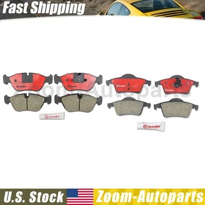 Kit de pastillas de freno delanteras traseras Brembo OE para Volvo V70 2000 Foto 1 de 3