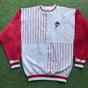 Sudadera De Colección Iowa State Cyclones Para Hombres M Manga Larga NCAA 80s 90s Rayas - Imagen 1 de 6