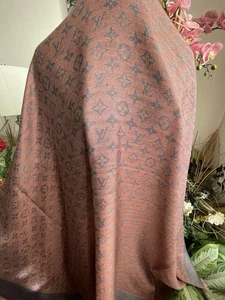 Louis Vuitton Monogram Classic Wrap Shawl Scarf. - Picture 1 of 14