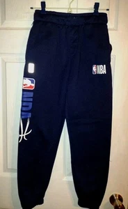 NBA Navy Blue Sweatpants Boys Men's  Size (L) 14-16 - Picture 1 of 6