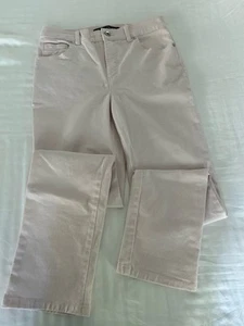 Gloria Vanderbilt Size 6 Amanda Pink Denim 5 Pocket Jeans Waist 30" Inseam 31" - Picture 1 of 9