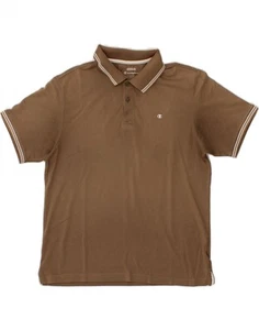 CHAMPION Mens Easy Fit Polo Shirt Medium Brown Cotton BX43 - Picture 1 of 3