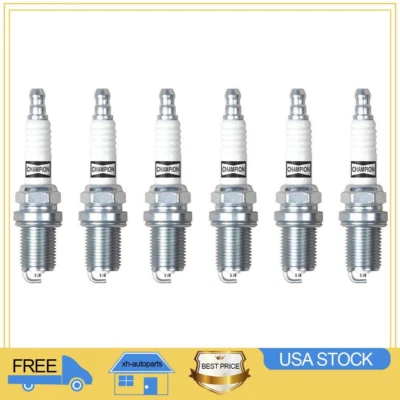 Champion Copper Plus 6pcs Spark Plug For 2009-2011 Buick Lucerne V6 3.9L FWD XH - Image 1 of 3