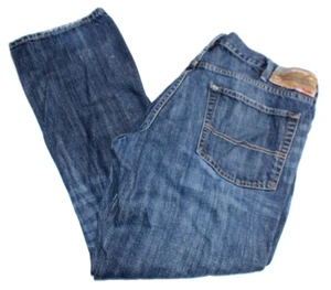 JEANS DE MEZCLILLA Y SUMINISTRO Ralph Lauren para hombre talla 40x30 holgados bandera estadounidense etiqueta 38x30 - Imagen 1 de 14