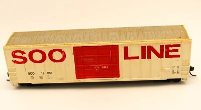Soo Line 50' Rib Side Box Car Plug Door RD# 19050 - Image 1 of 4