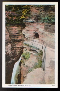 New York NY Watkins Glen Glen Alpha Postkarte - Bild 1 von 2