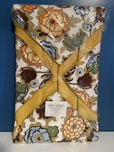 VTG Kemp & Beatley Placemat Set and Napkins Floral Gold & Brown Original Packing - Picture 1 of 9