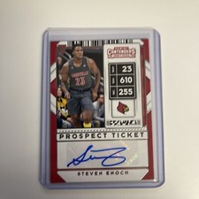 2020-21 Panini Contenders Draft Picks Steven Enoch RC Auto Louisville Cardinals