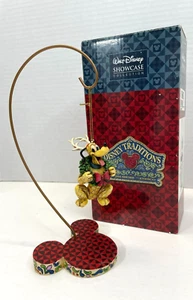Walt Disney Jim Shore Enesco Plutón como reno con adorno de pie - Imagen 1 de 7