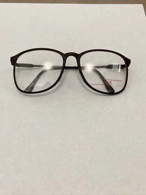 Vintage New NOS Europa Carson Brown Plastic Flex Frame RX Glasses 54-17-140 - Image 1 of 4