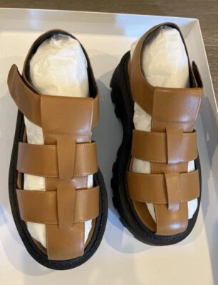 Simon Miller croc sandals Scrambler Cage Shoes Nib 37-41 Leather Rubber Soles - Image 1 of 4