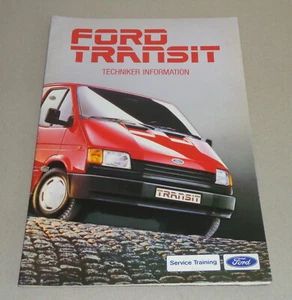 Técnico Información Servicio Entrenamiento Entrada Ford Transit '86 - Imagen 1 de 1