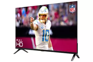 TCL 43" inch S CLASS 1080P FHD HDR LED SMART Black TV WITH GOOGLE 43S350G w/legs - Picture 1 of 5