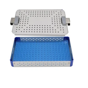 Microbox Aluminium alloy sterilization tray case surgical instrument - Picture 1 of 13